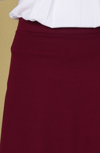 Claret Red Skirt 0386-03