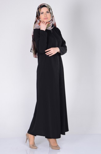 Black Abaya 1504-03