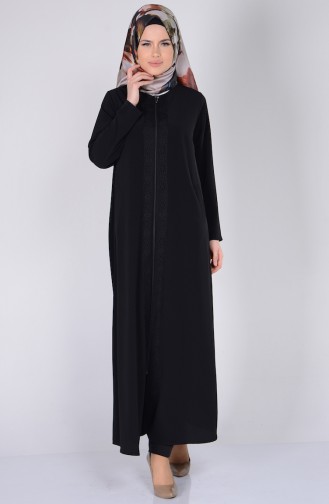 Black Abaya 1504-03