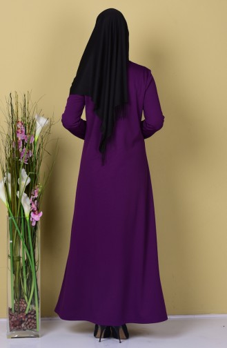Purple Abaya 3035-03