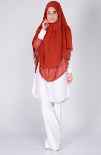 Claret Red Poncho 0100-03