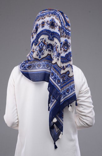 Navy Blue Sjaal 9250-02