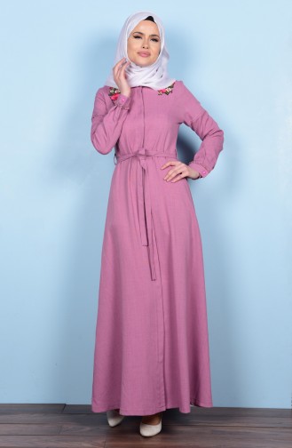 Pink Abaya 81395-03