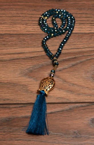Oil Blue Rosary 0016-06