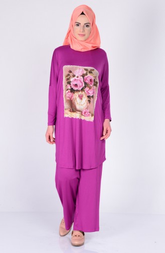 Tunic Trousers Double Team 3153-07 Plum 3153-07
