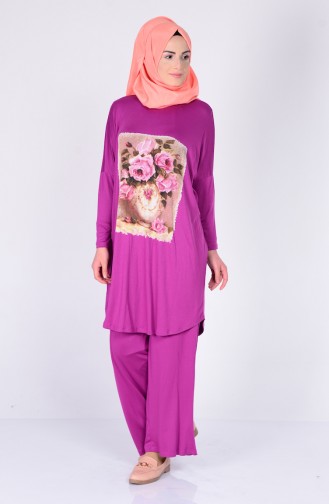 Tunic Trousers Double Team 3153-07 Plum 3153-07