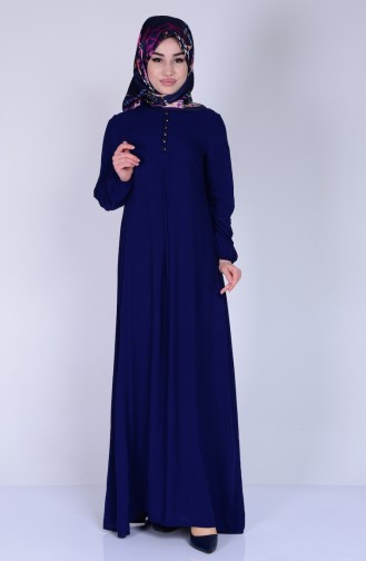 فستان أزرق كحلي 1250-16