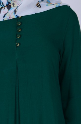 Light Green Hijab Dress 1250-09