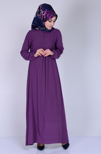 Violet Hijab Dress 1250-13