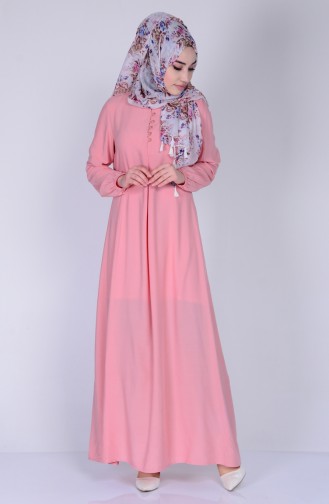 Powder Hijab Dress 1250-12