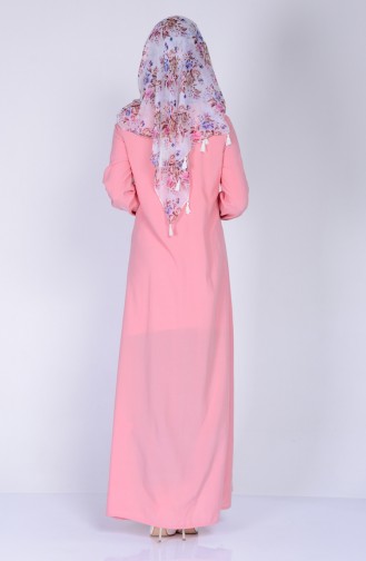 Powder Hijab Dress 1250-12
