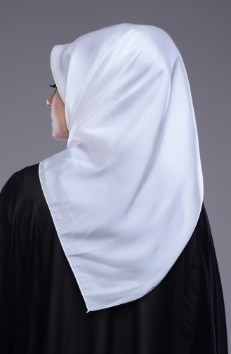 Kristal Eşarp 90106-11 Beyaz