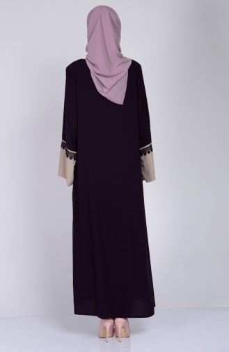 Purple Abaya 7701-02