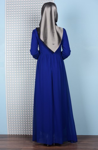 Saxon blue İslamitische Jurk 99032-01