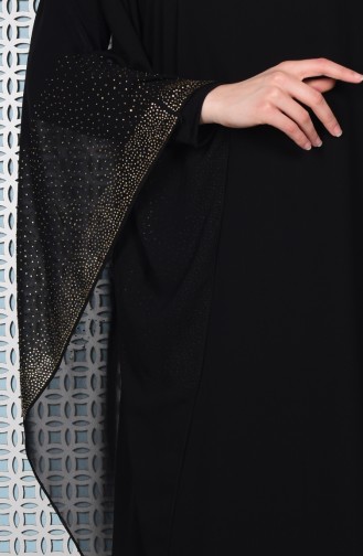 Black Hijab Dress 99026-01