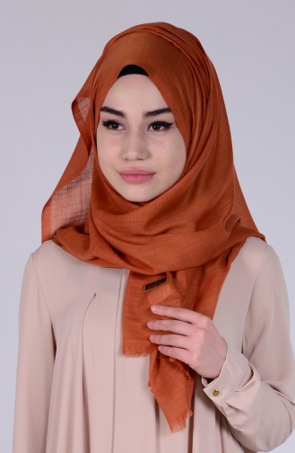 Cinnamon Color Shawl 09