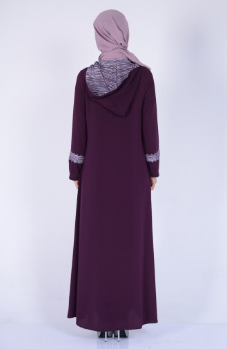 Purple Abaya 99044-03