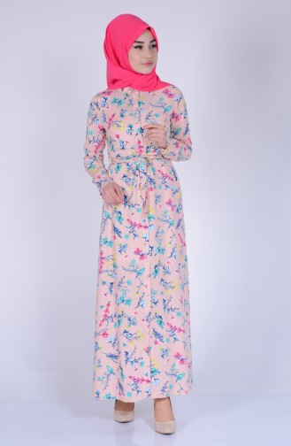 Robe Hijab Poudre 8063-05