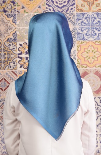 Blue Snap-Fastener Scarf 20