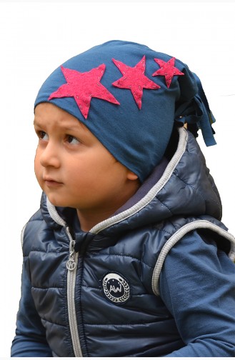 Navy Blue Hat and bandana models 65