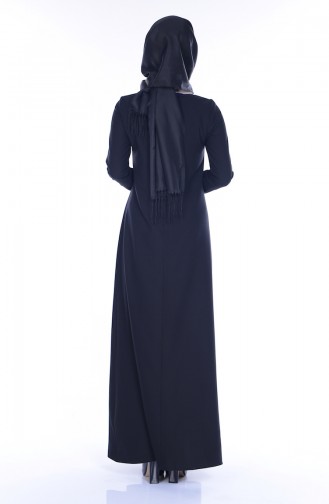 Black Hijab Dress 2790-03