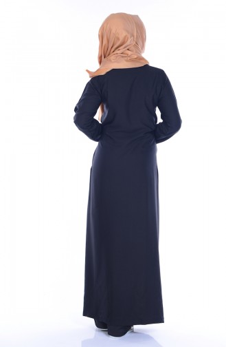 Yandan Bağlamalı Namaz Elbisesi NMZ001-01 Siyah