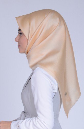 Creme Snap-Fastener Scarf 25