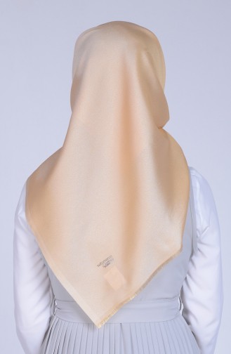 Cream Snap Button Scarf 25