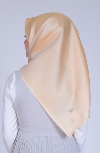 Cream Snap-Fastener Scarf 25