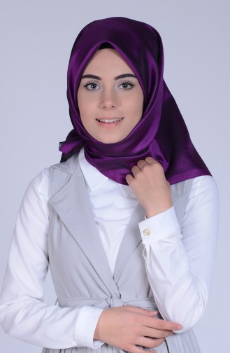 Purple Snap-Fastener Scarf 26