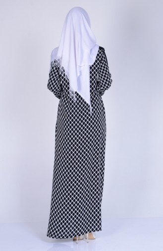 Robe Hijab Noir 1296-01