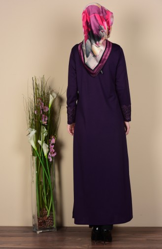 Purple Abaya 8003-04