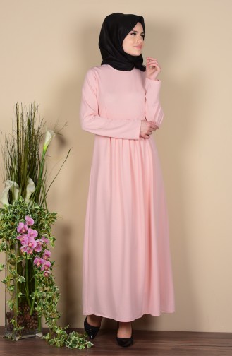 Robe Hijab Poudre 3014-07