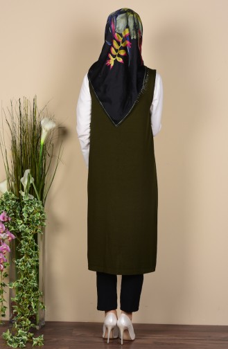 Khaki Waistcoats 3944-02