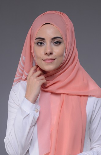 Peach Pink Shawl 50001-12