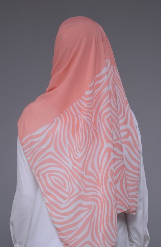 Pinkish Orange Sjaal 50001-12