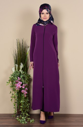 Abaya a Capuche 2099-10 Lila 2099-10