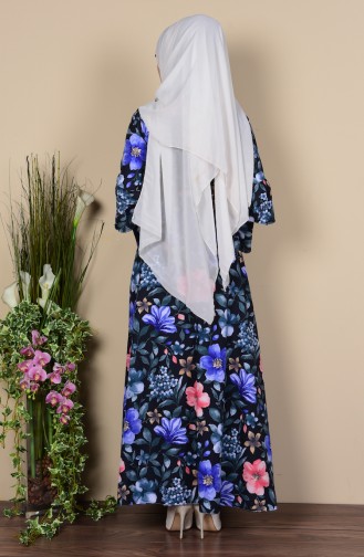 Gray Hijab Dress 4045-20