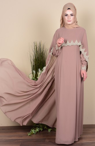 Mink Hijab Dress 52597-09