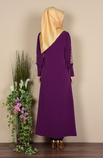 Light Purple Abaya 2106-12