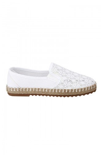 الأحذية الكاجوال أبيض 5011-10
