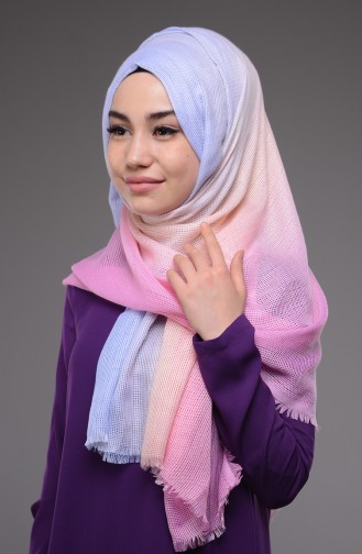 Baby Blue Shawl 10