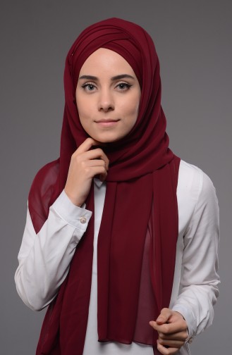 Claret Red Ready to Wear Turban 17021-14