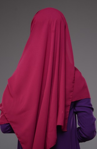 Dark Fuchsia Shawl 06