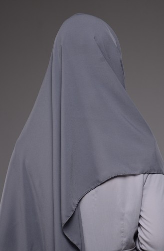 Krep Şal 50044-27 Koyu Gri