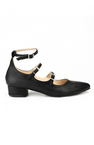 Black High-Heel Shoes 1023-04
