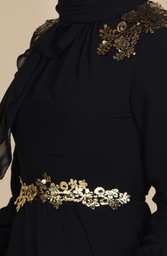 Black Hijab Dress 3010-04