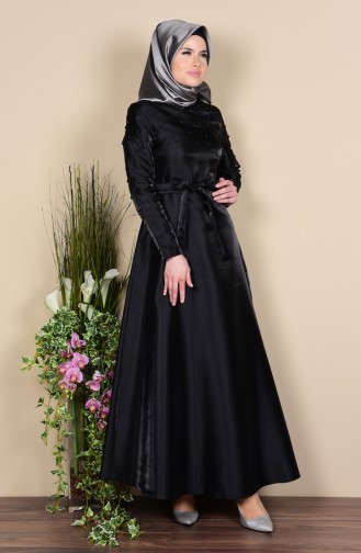 Schwarz Hijab Kleider 0001-01