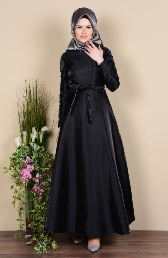 Black Hijab Dress 0001-01