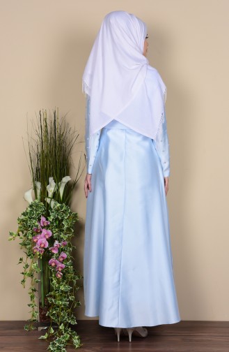 Baby Blue Hijab Dress 0001-02